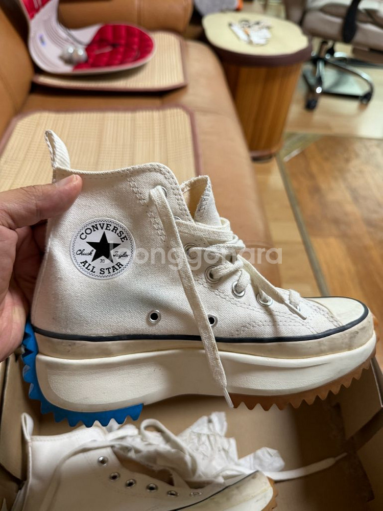 컨버스 런스타 하이크 탑 jw 앤더슨 콜라보 판매.--8