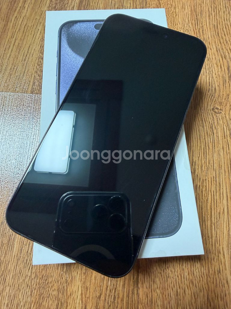 아이폰15 Pro max 256gb 티타늄 블루--11