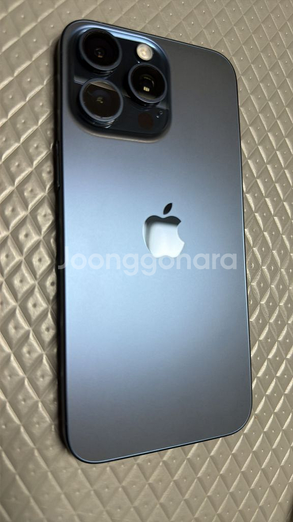 아이폰15 Pro max 256gb 티타늄 블루--17