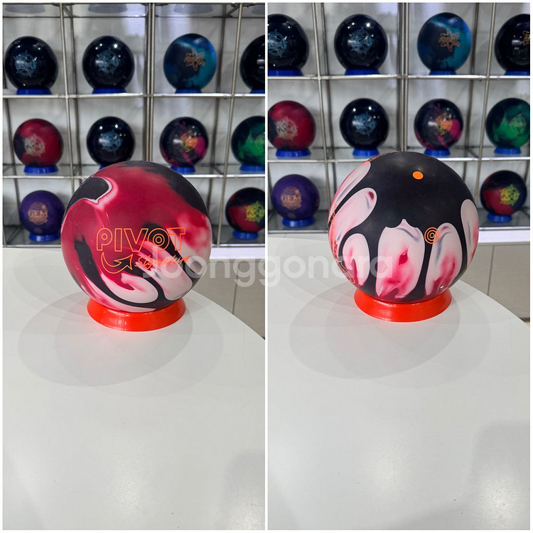 피봇시그니처(중고볼링공)(덤리스지공가능)--0