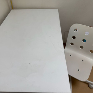 이케아 높이조절 PAHL 책상 의자 세트