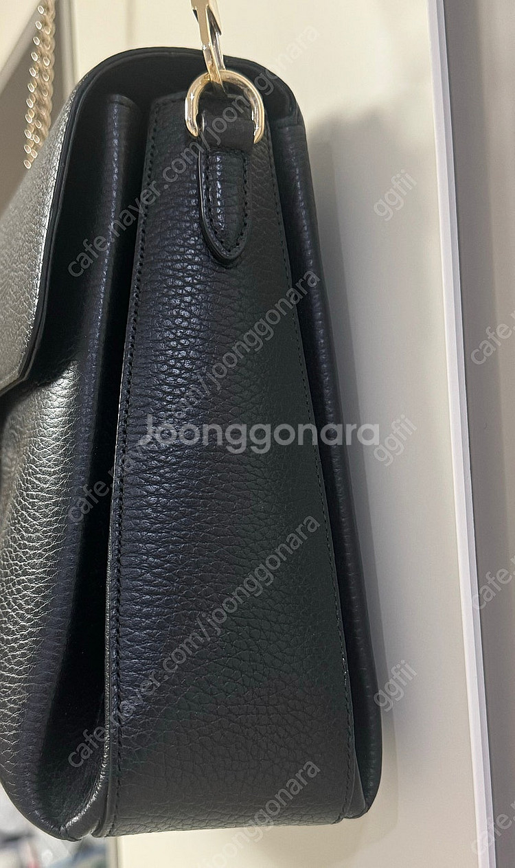 구찌 GG 인터로킹 탑핸들 체인백 라지(영수증 보유)--4