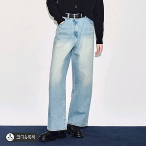 타임 워시드 와이드 데님 팬츠44 랑방 마인 더캐시미어