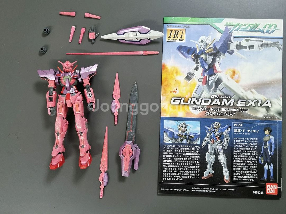 hg 건담 더블오 5종세트 가조립 건프라 프라모델--4