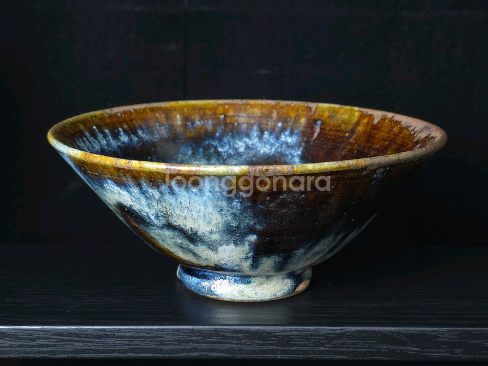 도암 지순탁 천목요변다완 찻사발--1