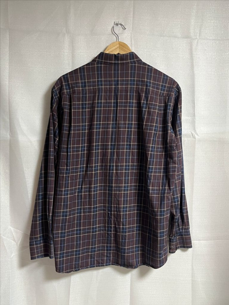 공용 닥스 브라운 체크셔츠 105--5