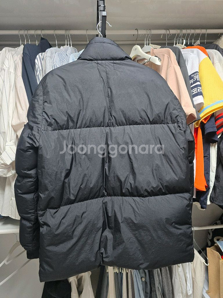 스톤아일랜드 크링클랩스 20fw 논후드숏패딩--7