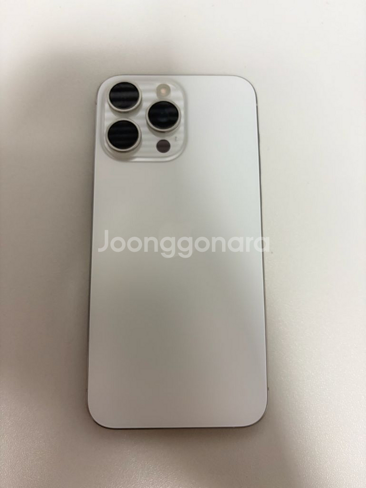 아이폰 15 프로맥스 자급제 화이트 256기가--0