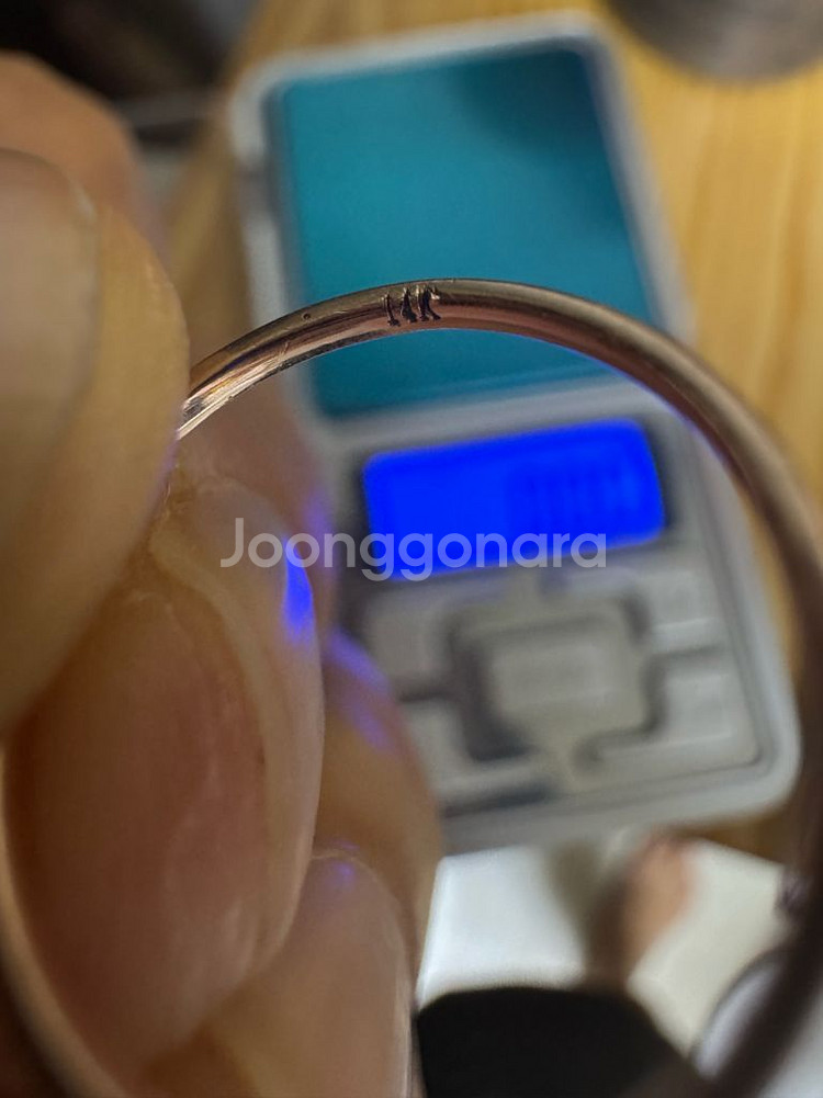 14K 링게이지 금반지 로즈골드--4