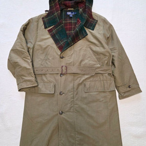 POLO 폴로 랄프로렌 울체크 후드 분할지퍼 L