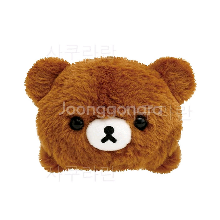 엎드린 무릎 챠이로이코구마 인형--0
