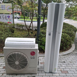 A급 17년식 19평형 엘지 투인원 에어컨 팝니다