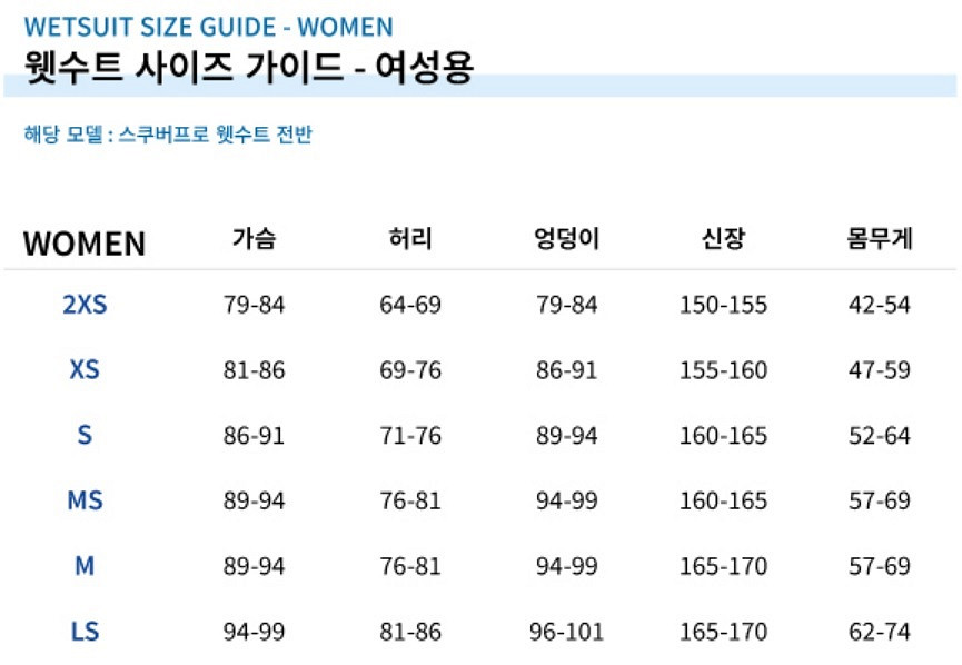 스쿠바프로 에버프렉스 스쿠버 다이빙 슈트--4