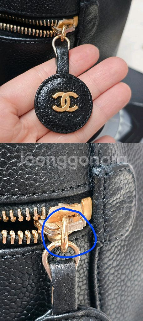 샤넬캐비어베니티백 숄더백 토트백 탭핸들 정품--9