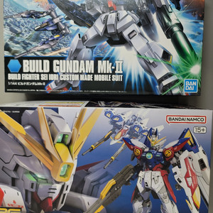 RG 윙 건담 제로 + hg 빌드 건담 mk2