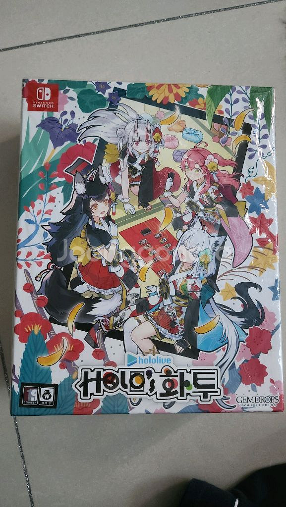 스위치 홀로라이브 화투 한정판(홀로화투)팝니다--0
