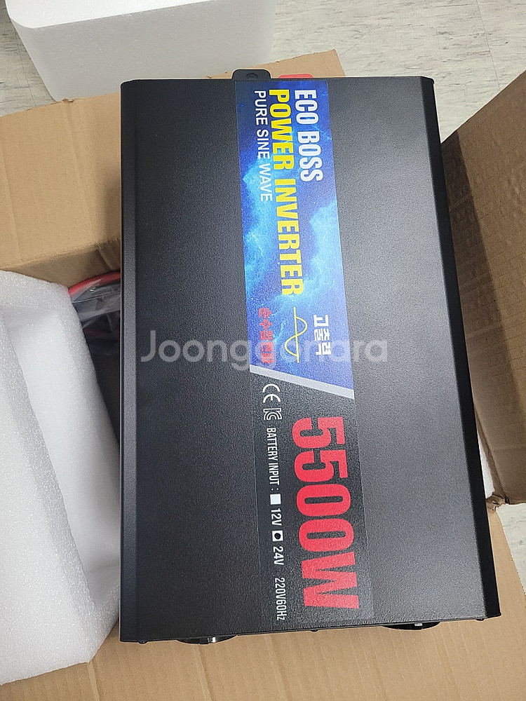 24v5500w 미사용순수정현파 차량용인버터 팝니다--0