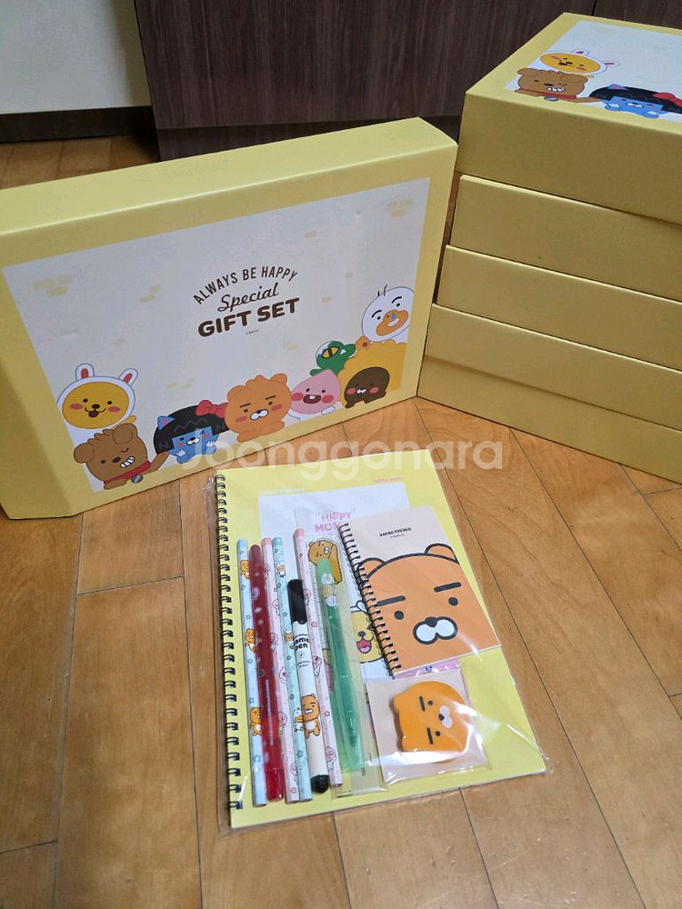 카카오프렌즈 학용품, 춘식이피규어, 한라봉 젤펜--5