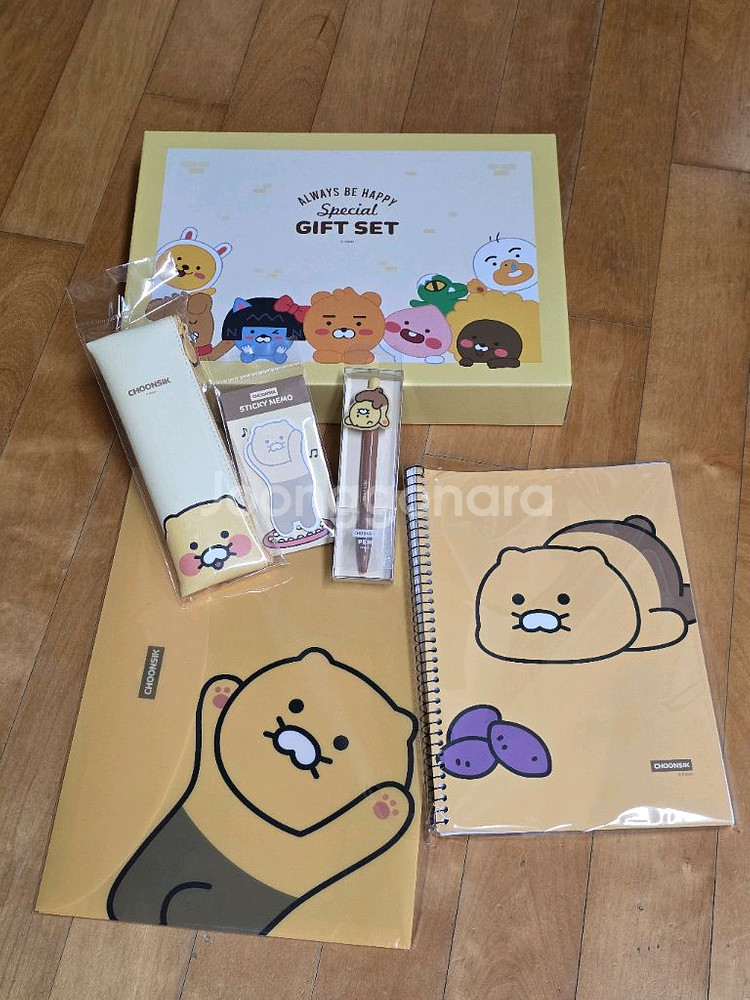 카카오프렌즈 학용품, 춘식이피규어, 한라봉 젤펜--4