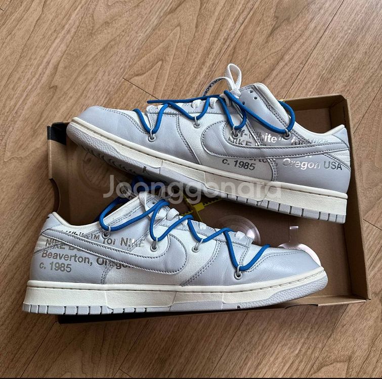 [310]나이키 덩크로우 오프화이트 로트10--1