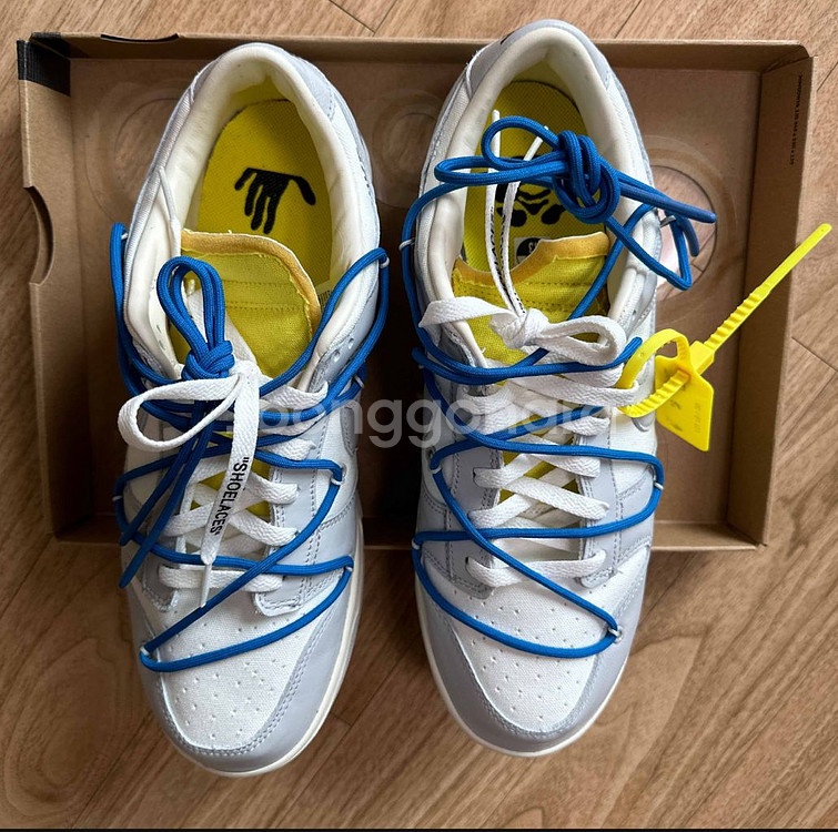 [310]나이키 덩크로우 오프화이트 로트10--3