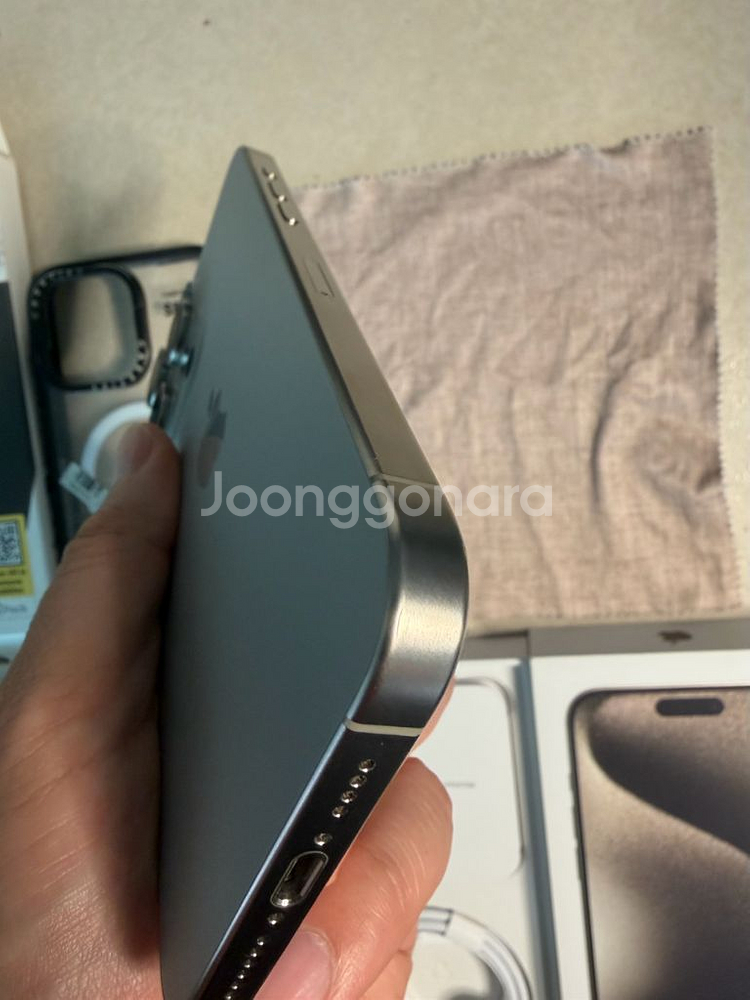 아이폰15프로맥스 내츄럴티타늄 256G--4
