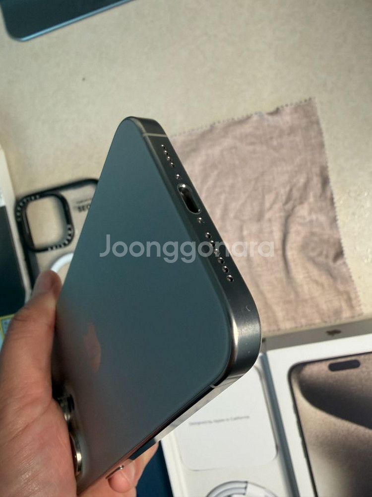 아이폰15프로맥스 내츄럴티타늄 256G--5