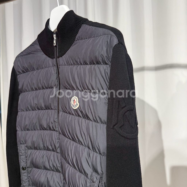 (L)몽클레어 니트패딩 블랙--1