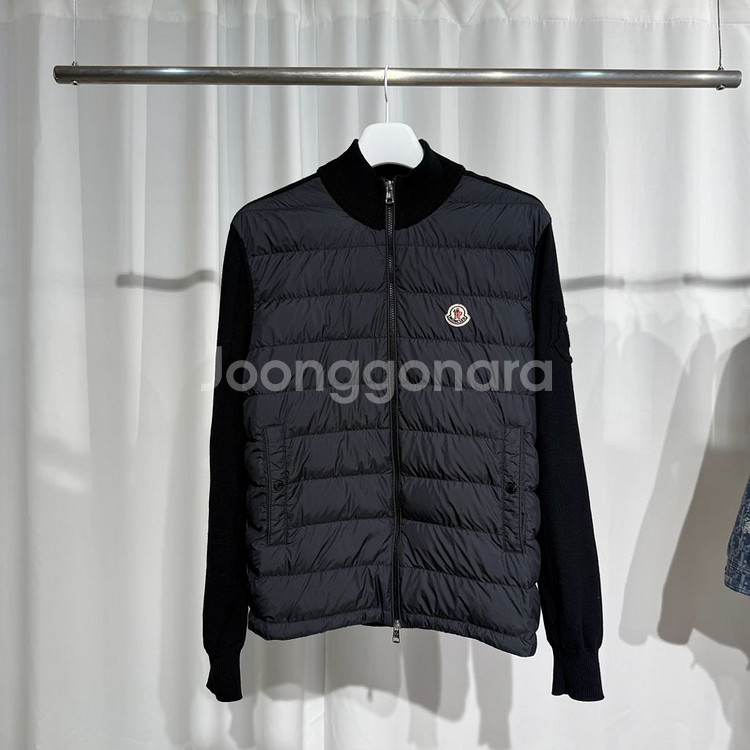 (L)몽클레어 니트패딩 블랙--0