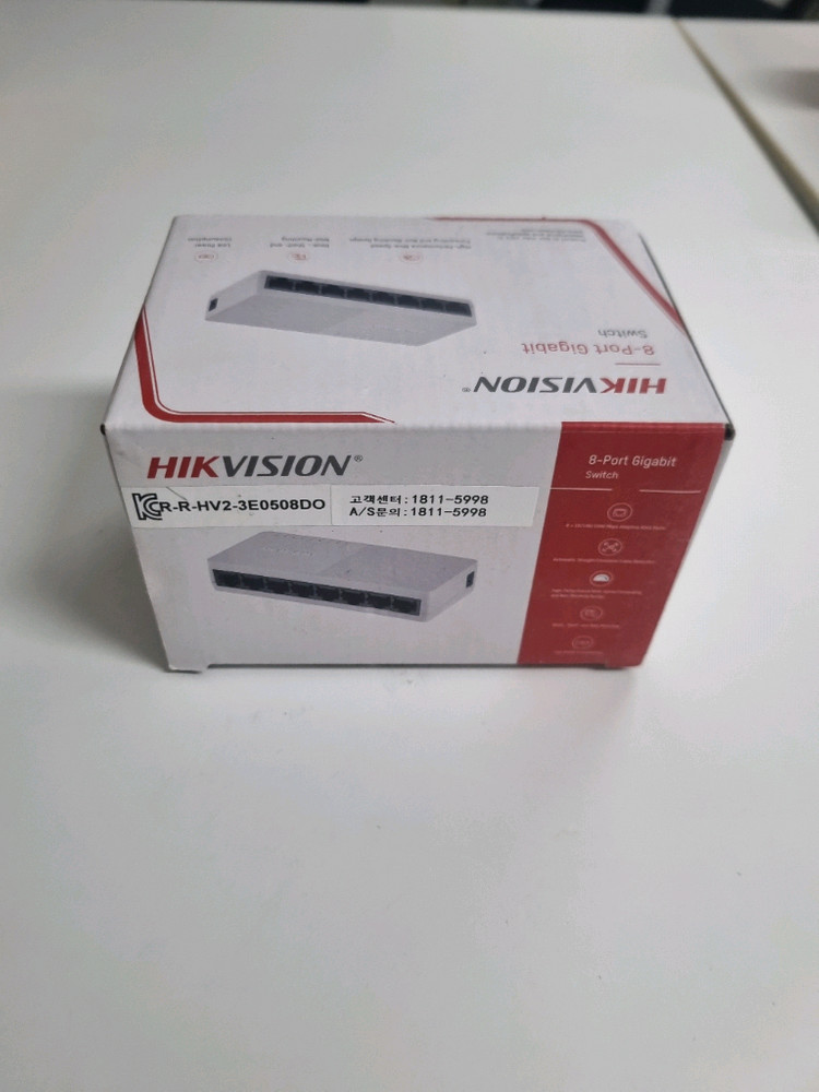 하이크비전 8포트 기가비트 스위치 허브 새제품입니다모델--0