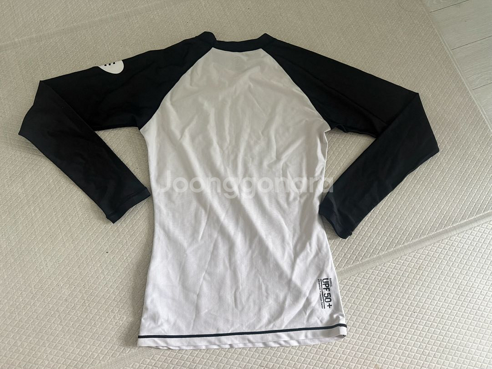 배럴 배색 래쉬가드 여성 스몰사이즈--2