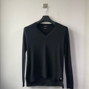 마시모두띠 울실크 브이넥 니트(블랙,XS) 새상품