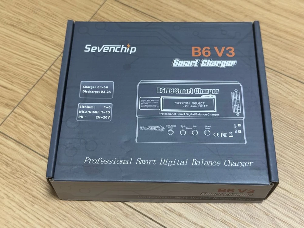 세븐칩 B6 V6 배터리 밸런싱 충전기+어댑터 - 안심되는 중고거래