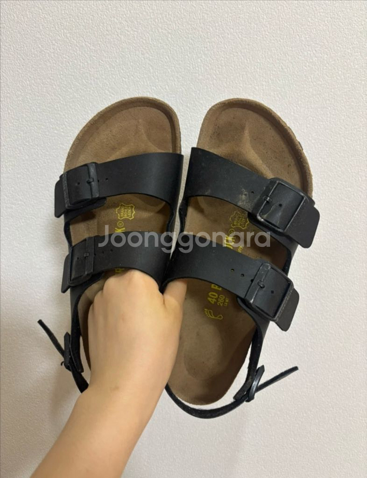버켄스탁 아리조나 블랙 260--0