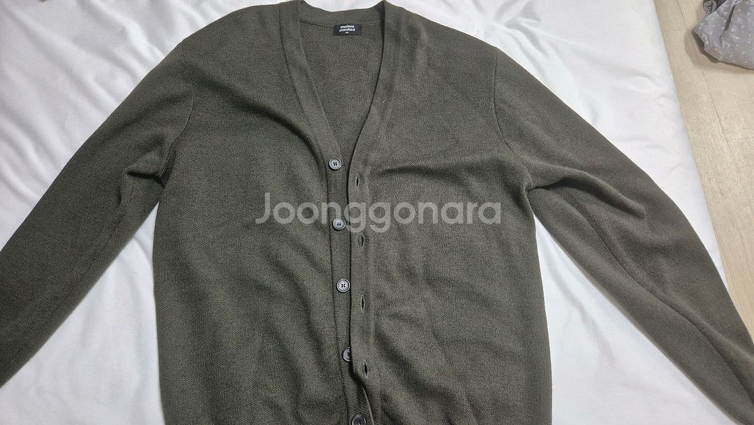 무탠다드 미니멀 가디건 반다이크 브라운--0