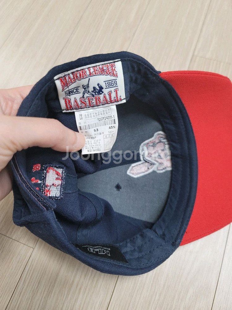 mlb 클리블랜드 인디언스 야구모자 (키즈 53cm--6