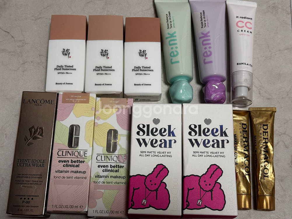 색조(조선미녀, 라엔케이,바닐라코,랑콤뗑이돌,크리니크)--0