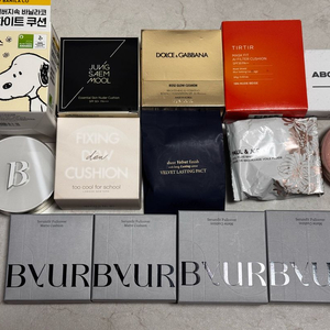 쿠션(바닐라코,정샘물,투쿨포스쿨,돌체앤가바나,티르티르)