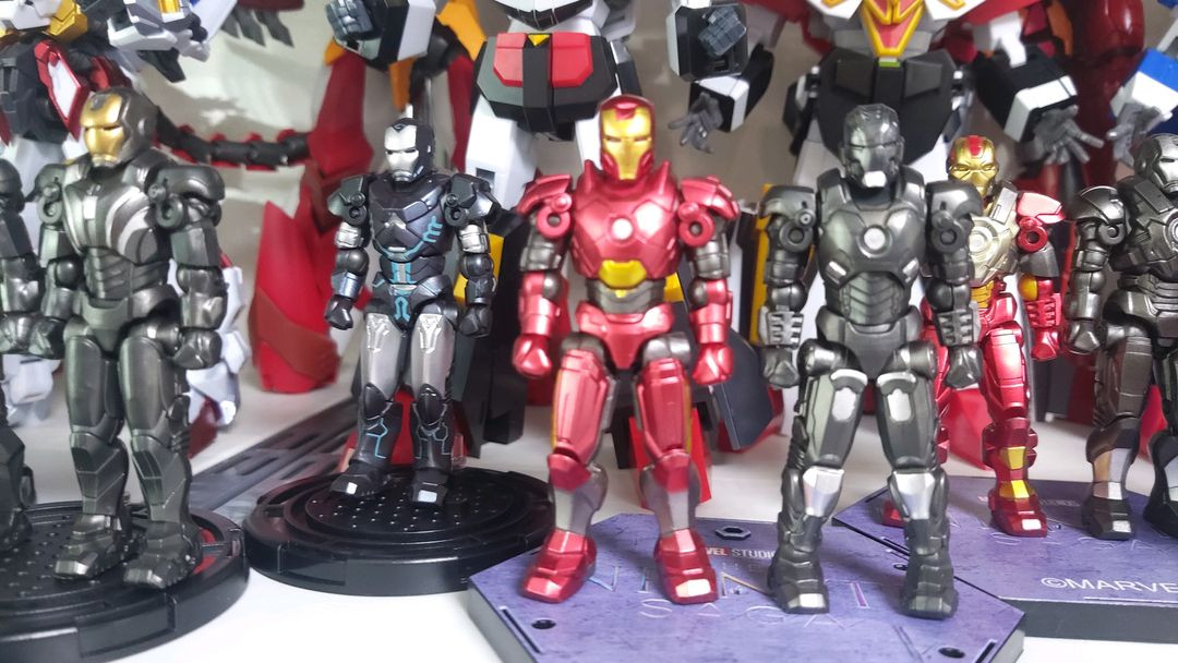 디즈니 라이센스 아이언맨 피규어 마크1~24 풀세트--3