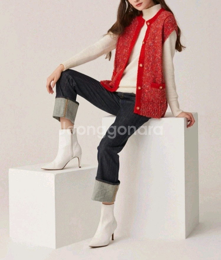 메탈 니트 베스트(77) ㅡ새상품--8