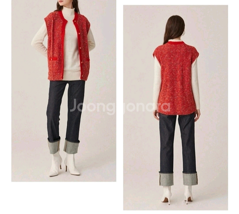 메탈 니트 베스트(77) ㅡ새상품--7