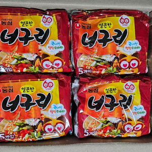 농심 얼큰한 너구리 멀티팩(5개입)8팩 무료배송