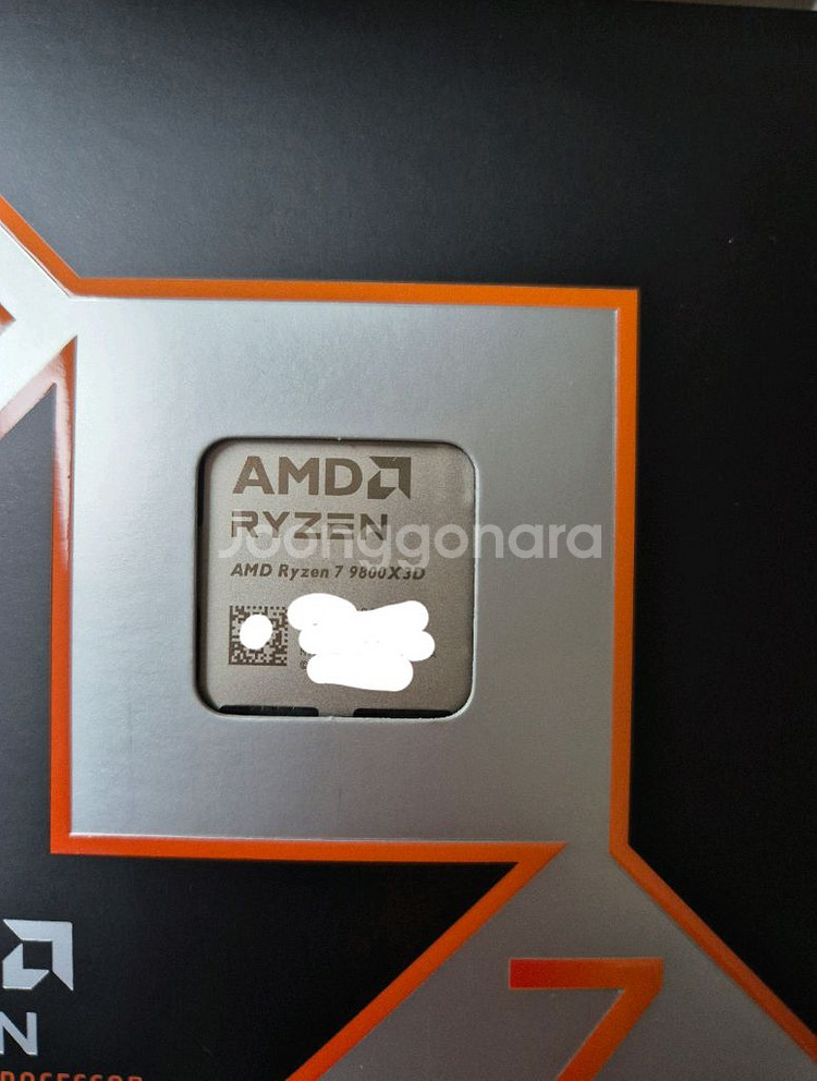 AMD 라이젠 9800X3D (정품) 팝니다--0