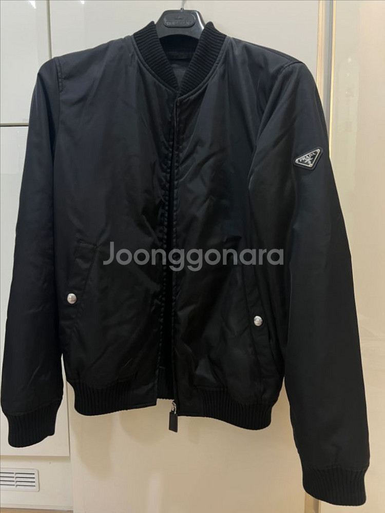 23fw 프라다 리나일론 봄버자켓 46 (새상품)--0