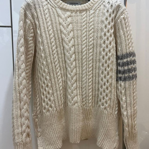 백화점) 25fw 톰브라운 모헤어 케이블 3사이즈