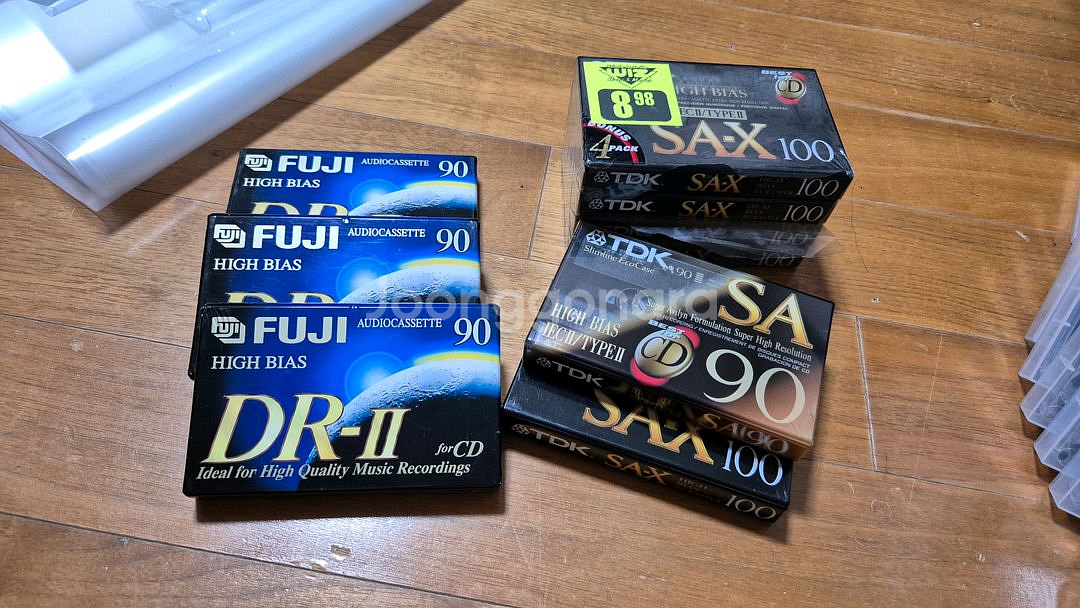 TDK FUJI 크롬 카세트 테이프 미개봉 공테이프--0