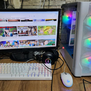 게이밍 PC 컴퓨터 본체 + 게이밍24인치 모니터 포함