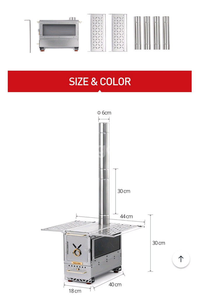 캠핑화목난로 스토브--3