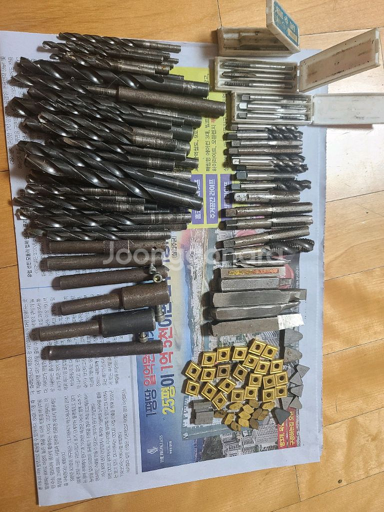 핸드탭, 선반용 인써트,길이등 몇가지 일괄--0