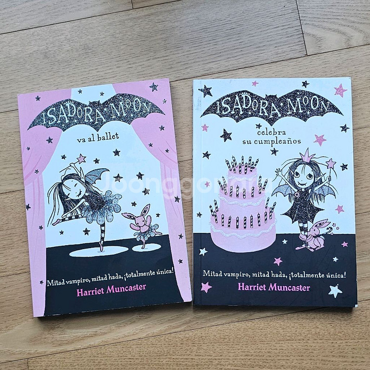스페인어 Isadora Moon 책 2권 세트--0